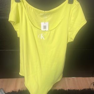 Calvin Klein thong bodysuit never worn